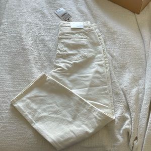 New! Zara white jeans straight leg